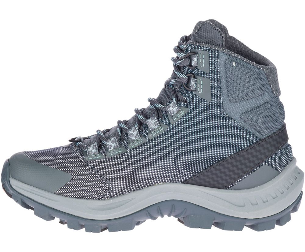 Merrell Boots Grey - Thermo Cross 2 Mid Waterproof - Womens 13UEGDLVQ